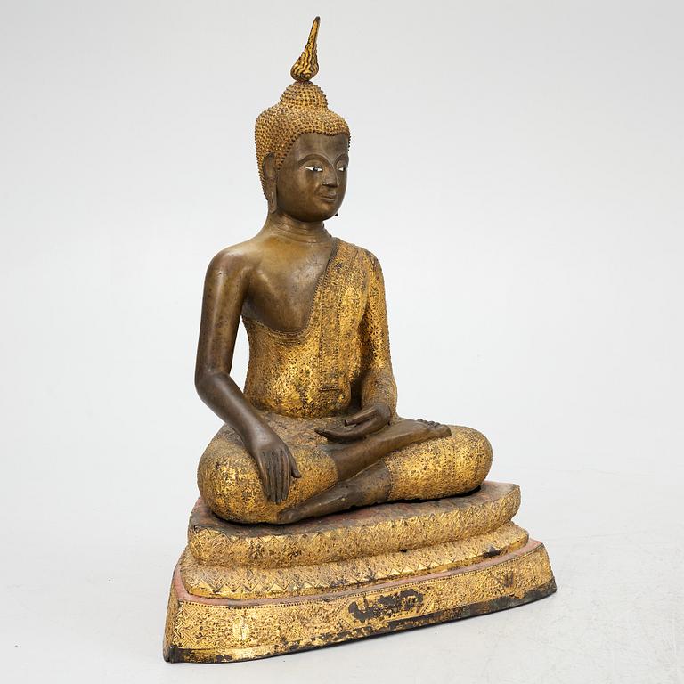 Budda, brons, Thailand, 1900-tal.