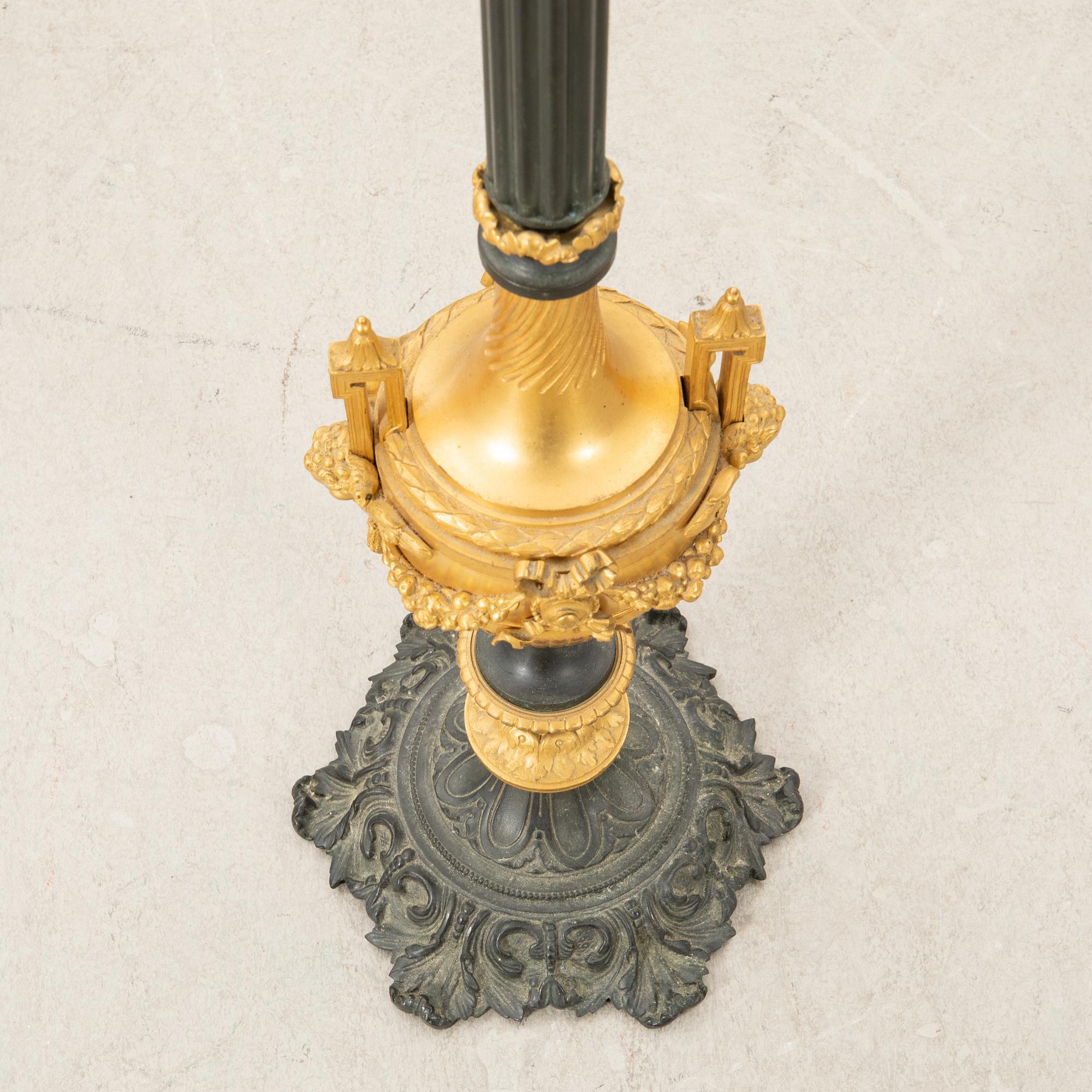 Floor candelabrum Louis XV style, second half of the 20th century.