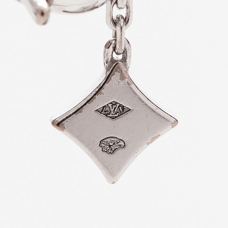 Louis Vuitton, kaulakoru, "Idylle Blossom Pendant", 18K valkokultaa ja timantteja.