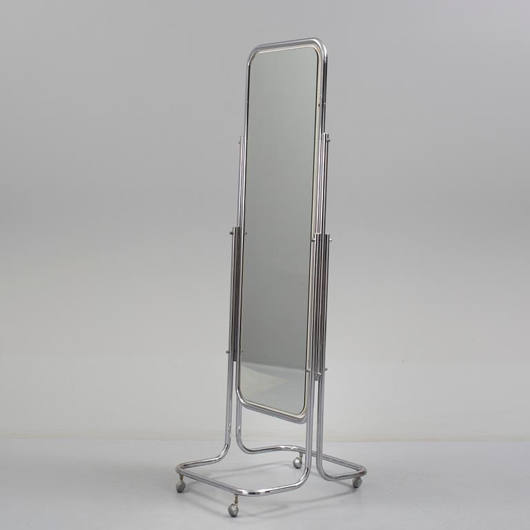 A second half of the 20th century floorstanding mirror.