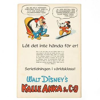 Comic book, Kalle Anka & Co, no. 12, 1949.