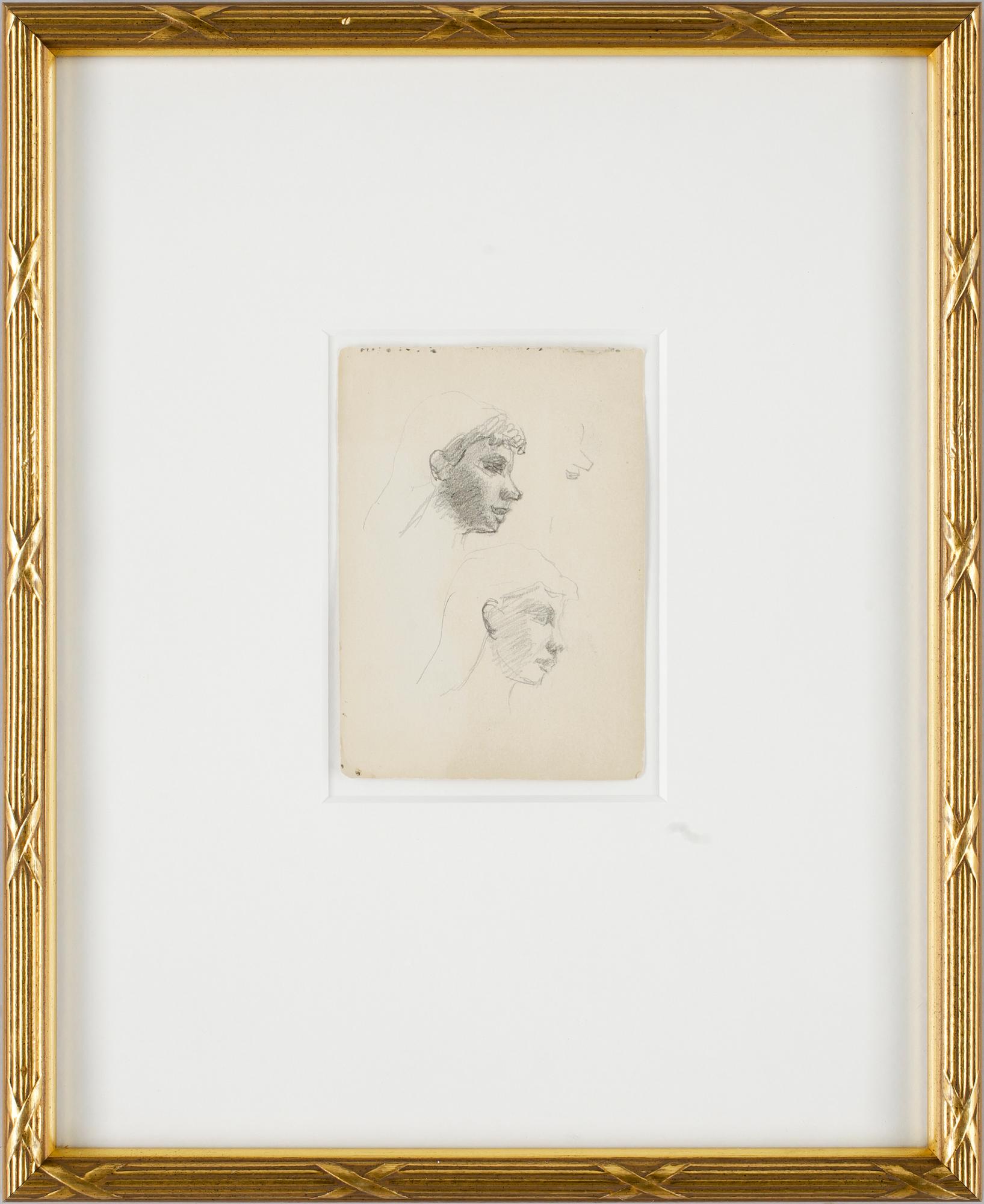 HELENE SCHJERFBECK, blyertsskisser, 10 st.