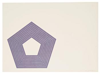 Frank Stella, "Purple Series" (3).