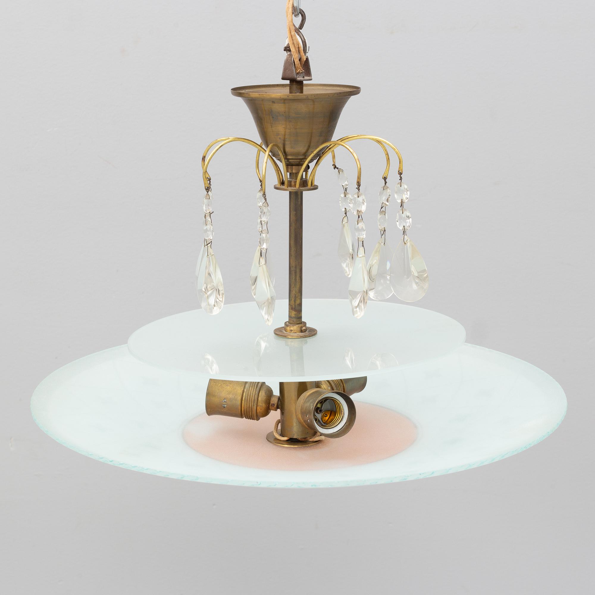A ceiling lamp, 1920's/30's.