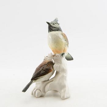 Figurines 9 pcs including Germany/Denmark 20th century porcelain.