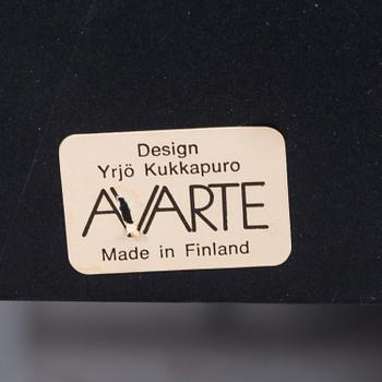 YRJÖ KUKKAPURO, A 1980s 'Experiment' lounge chair for Avarte, Finland.