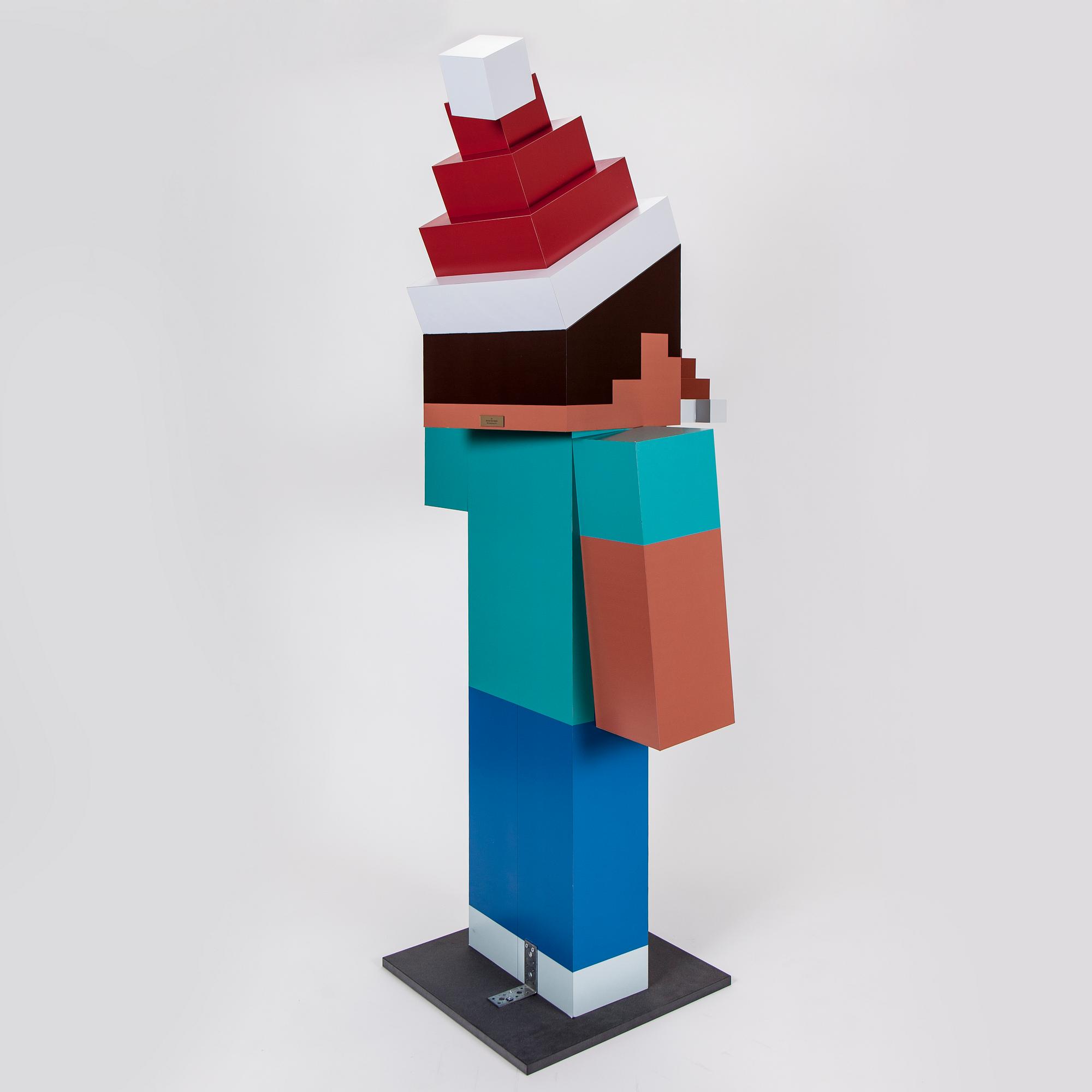 MINECRAFT STEVE, NK 2015, JoAnn Tan Studio.