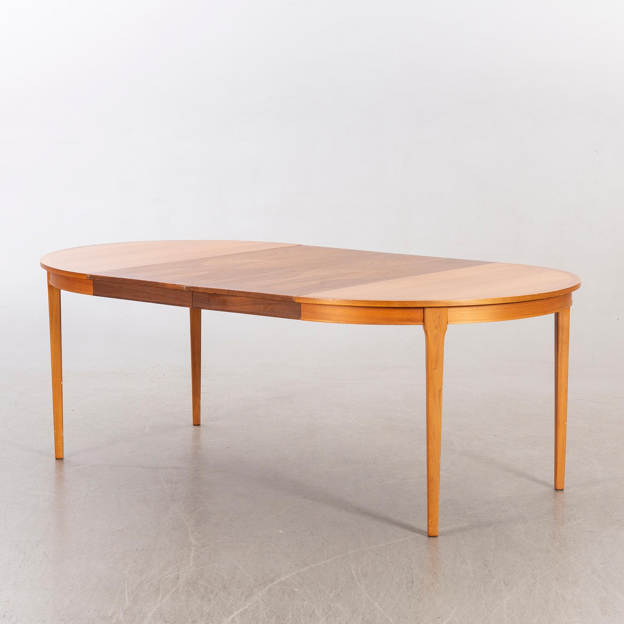 MATBORD SAMT FYRA STOLAR, Möbelfabriken Linden, Horda, 1960-tal.