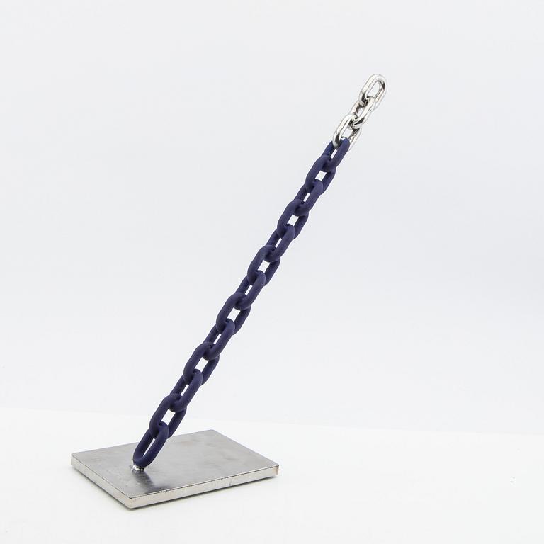 Oscar Reutersvärd, rostfritt stål.