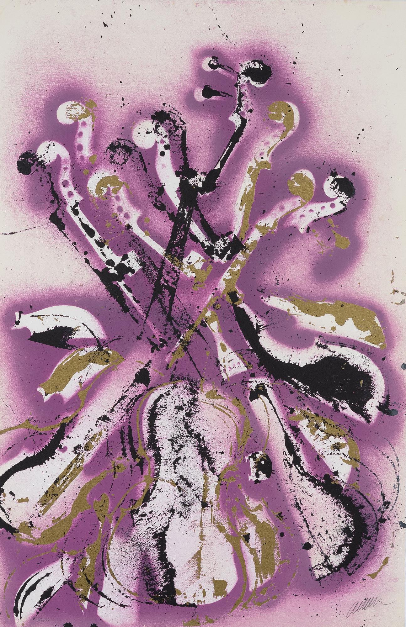 Arman, Komposition med fioler.