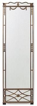 267. Swedish Grace, a brass framed wall mirror, 1920-30s.