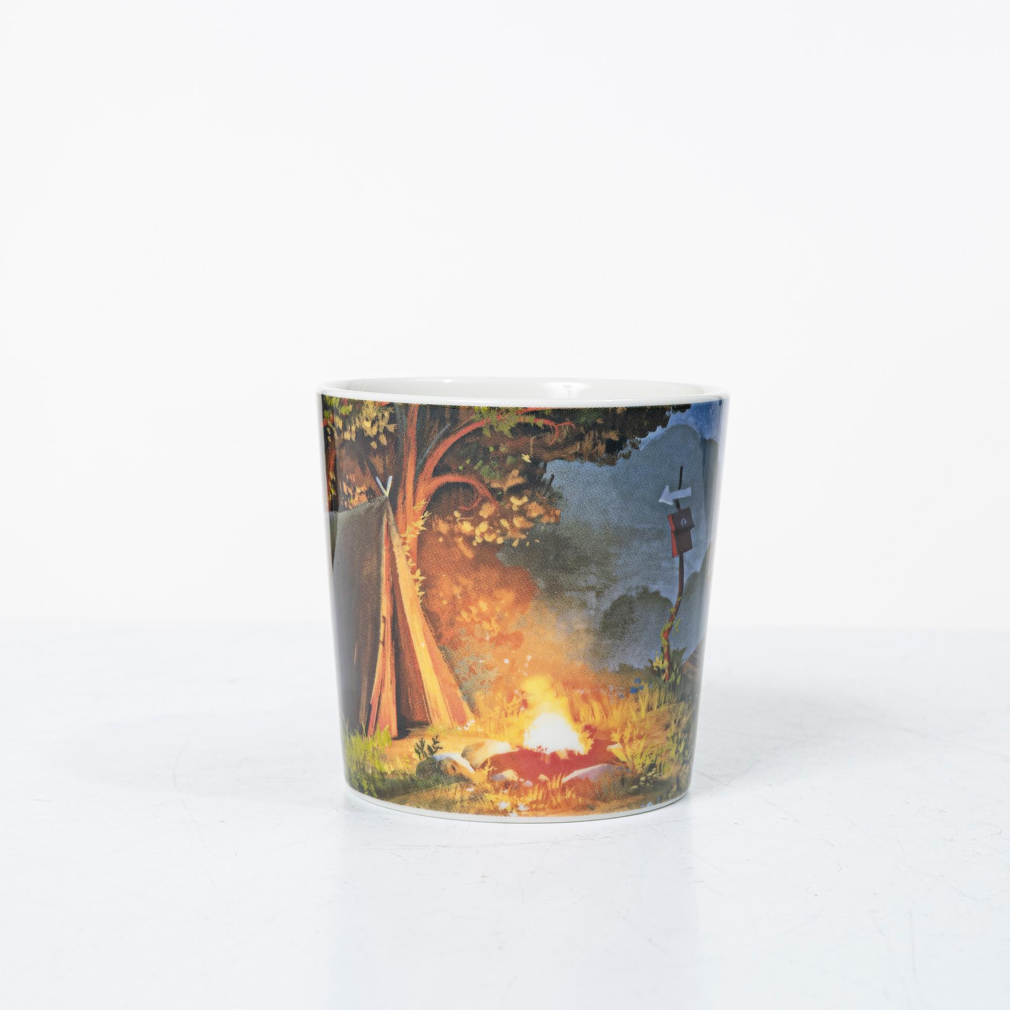 Arabia, 29 Moomin mugs, Finland.