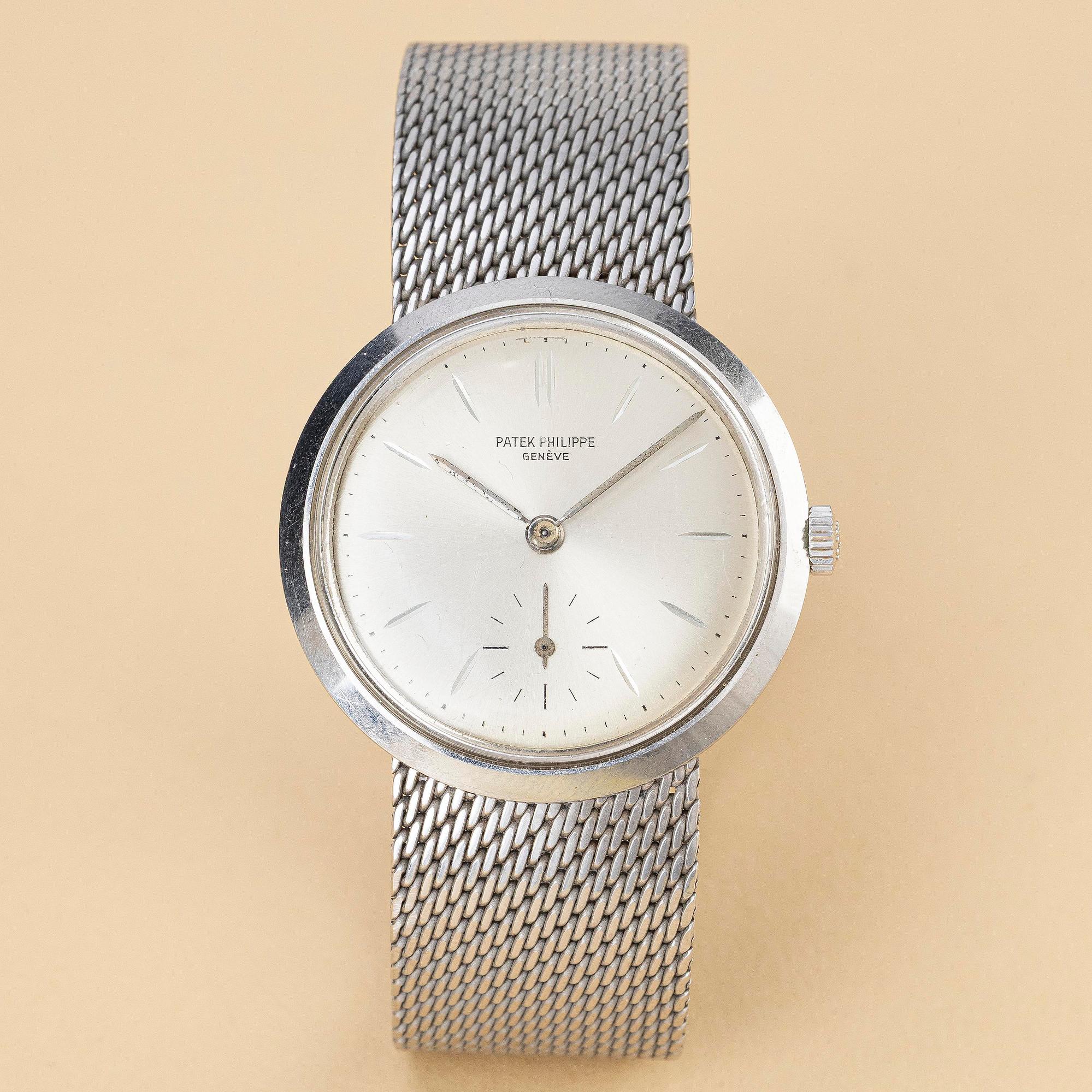 Patek Philippe, "UNROC Bracelet", "Steel Case", ca 1958.