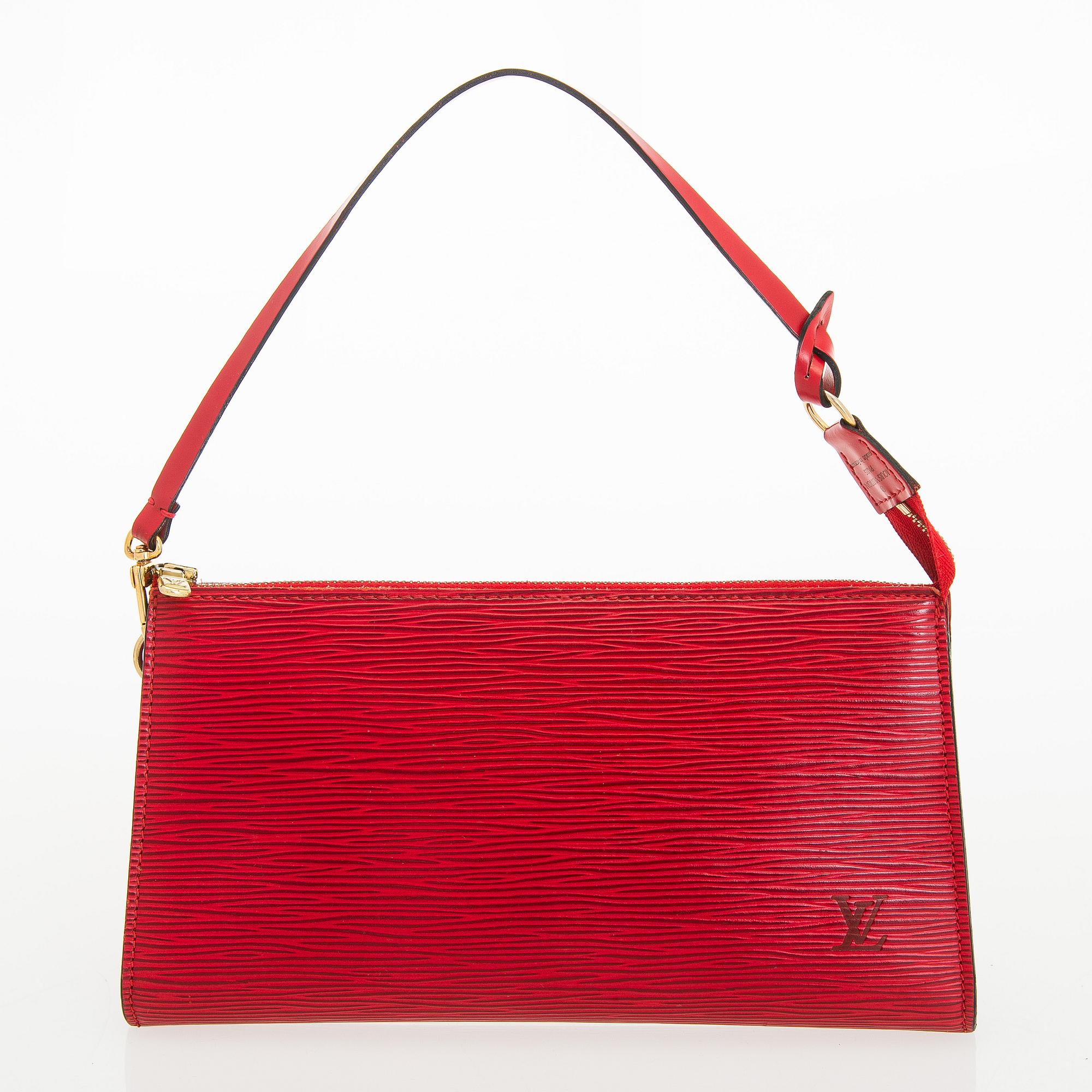 Louis Vuitton, an Epi leather 'Pochette' bag.