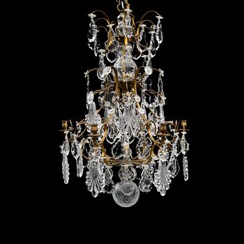 LJUSKRONA, barockstil, 1900-talets andra hälft. Höjd ca 85 cm.