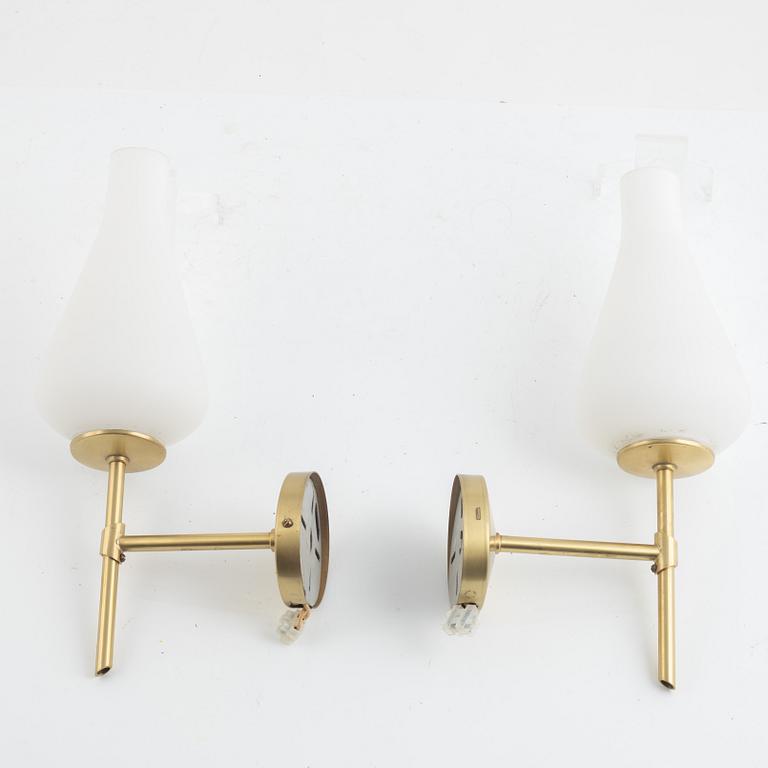 Birger Dahl, a pair of wall lamps, Sønnico, Norway, second half of the 20th century.