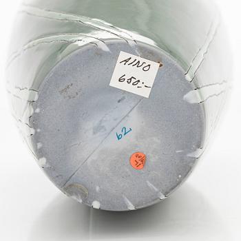 Inkeri Leivo, urna med lock, "Aino", keramik signerad Inkeri Leivo Arabia.