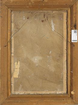 Imre Knopp, tillskriven, olja på papp-pannå, signerad.