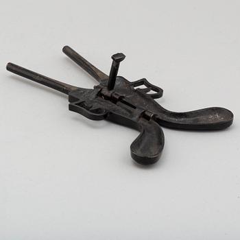 A 19th century cast iron boot jack.