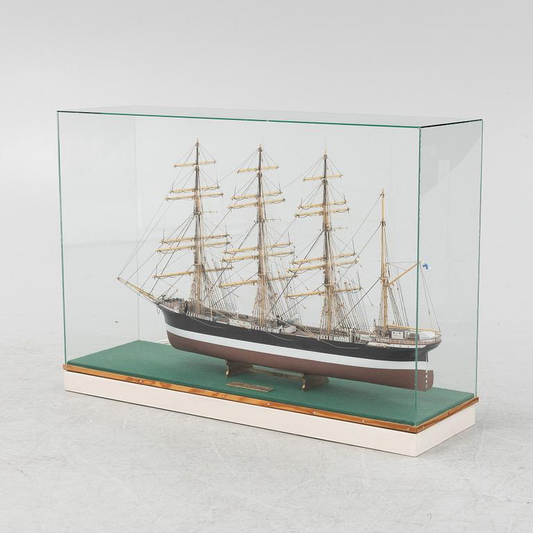 A model of a ship, second half of the 20th Century.