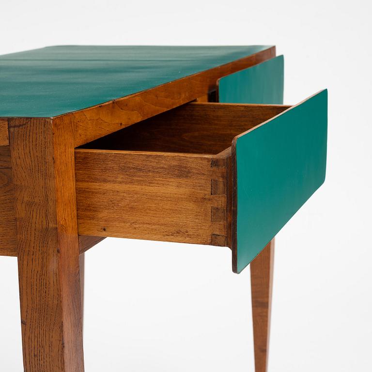 Gio Ponti, a vanity desk and chair, Giordano Chiesa or Cassina, for the Hotel Parco dei Principi, Rome, ca 1964.