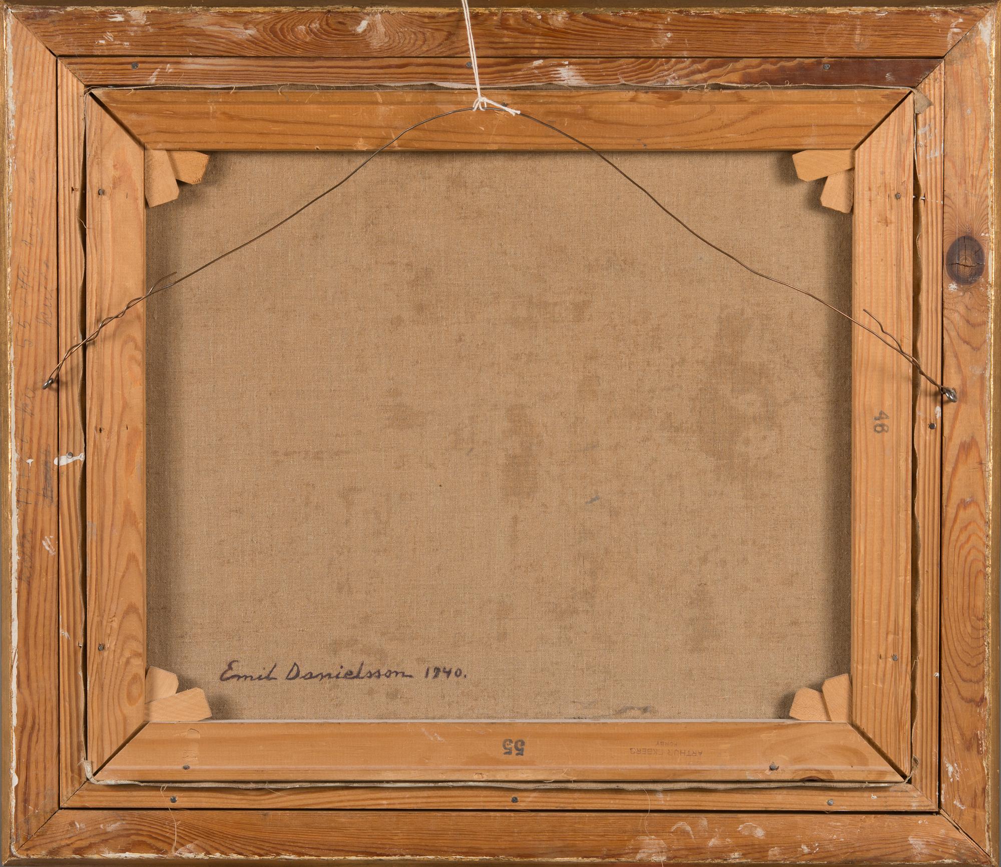 Emil Edvard Danielsson, öljy kankaalle, signeerattu ja päivätty 1940.