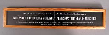 MODELLBILAR, 6 st i HYLLA, Franklin Mint.