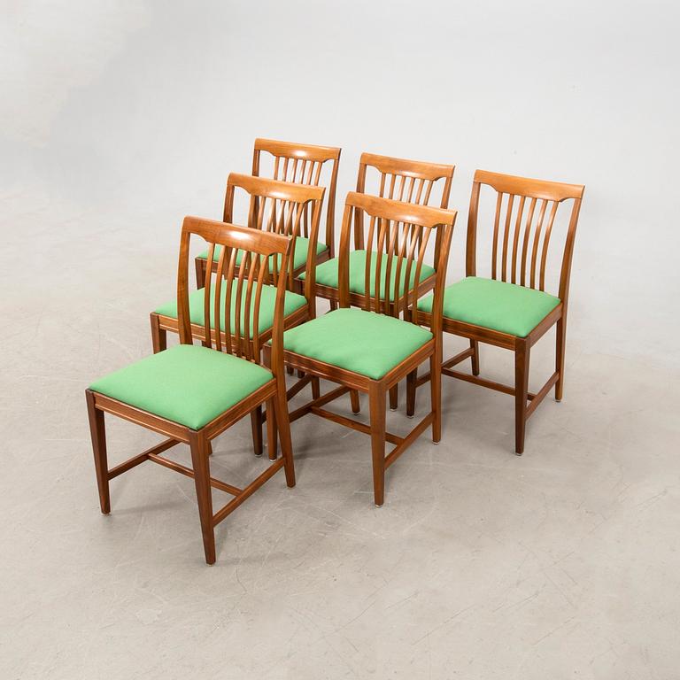 Svante Skogh, chairs 6 pcs "Vindö", Balders Snickeri Vaggeryd, second half of the 20th century.