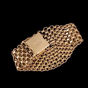 ARMBAND, 18k guld. Vikt ca38g.
