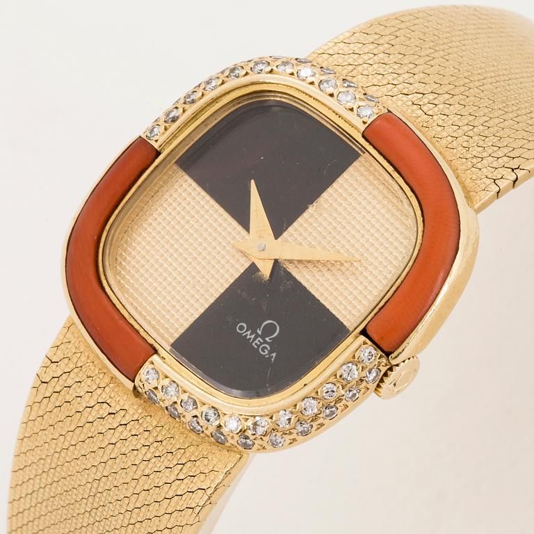 Omega, wristwatch, 27 mm.