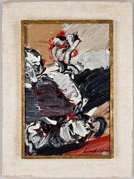 BENGT LINDSTRÖM, olja på duk. Sign.