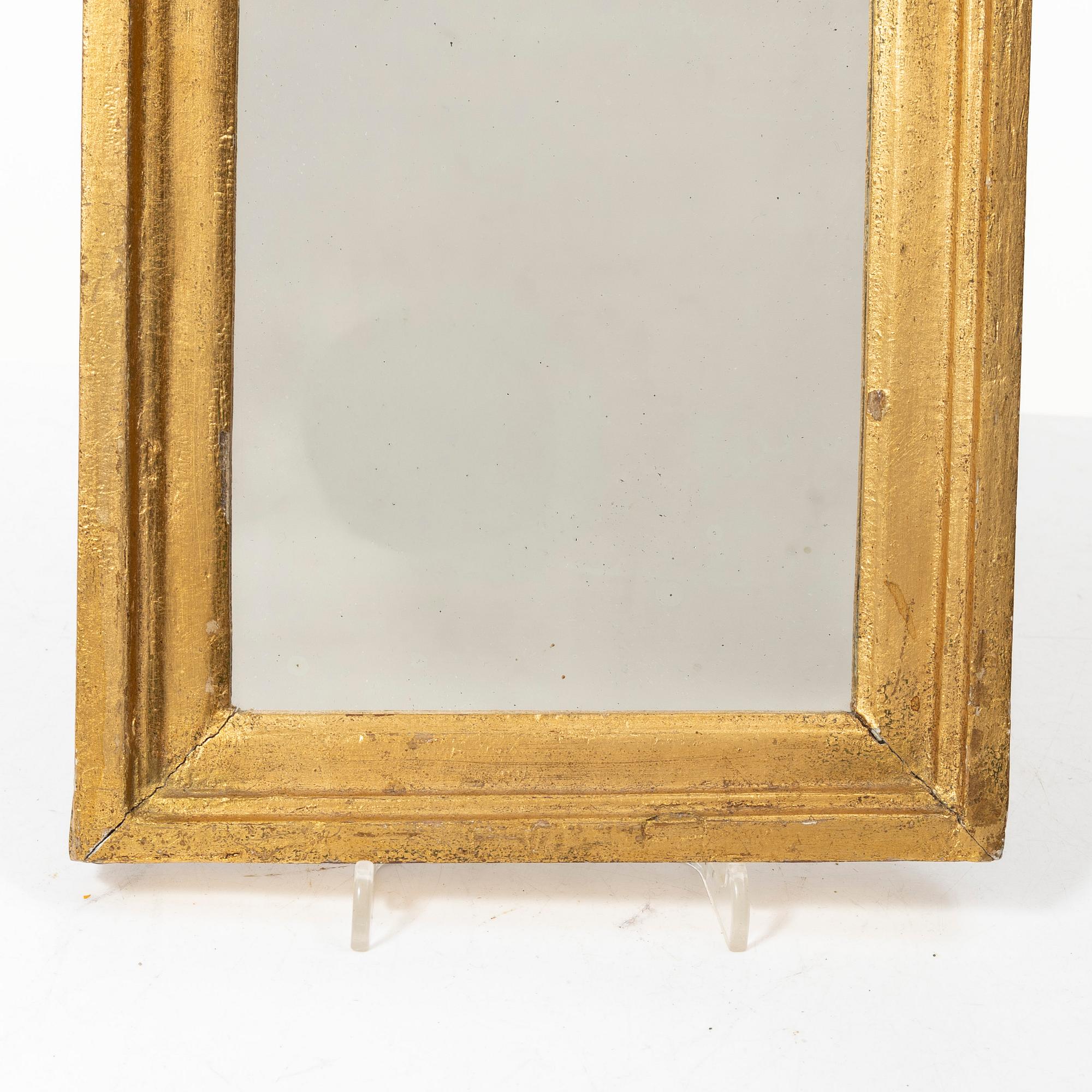 Mirror, folk art, circa 1800.