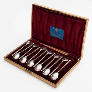 Ivan Alexeyev, teskedar, 12 st, silver, Moskva circa 1880-1890.