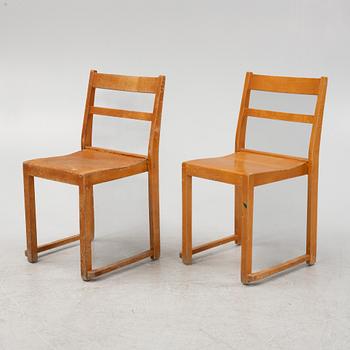 A set of six chairs, mid 20th Century.