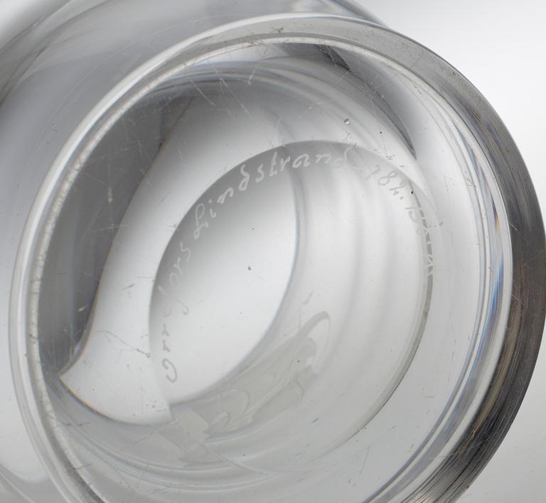 VAS, glas, Vicke Lindstrand, Orrefors.