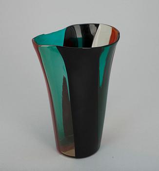 VAS, Fasce verticale, Venini Murano, design Fulvio Bianconi, Italia, sign. 1950-tal.