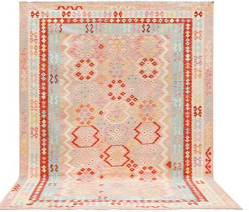 A kilim carpet, c 343 x 256 cm.