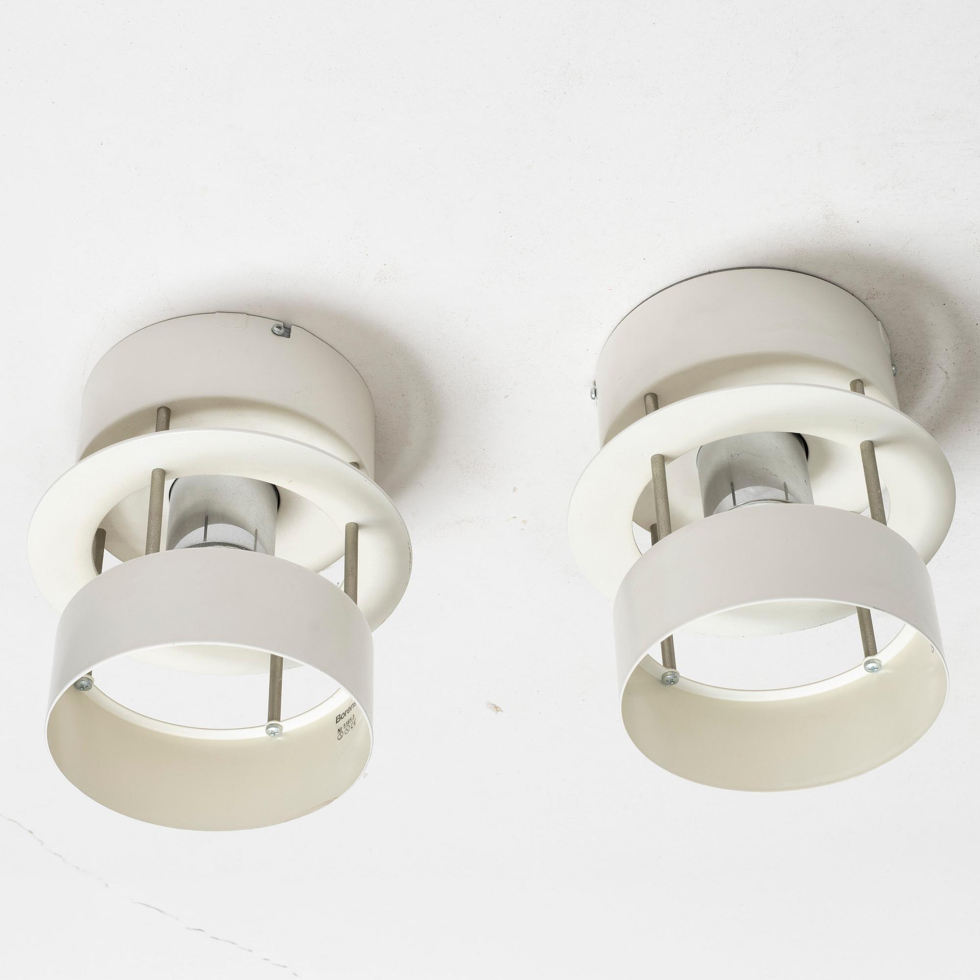 Four ceiling lamps, model 5185, Boréns, end of the 20th century.