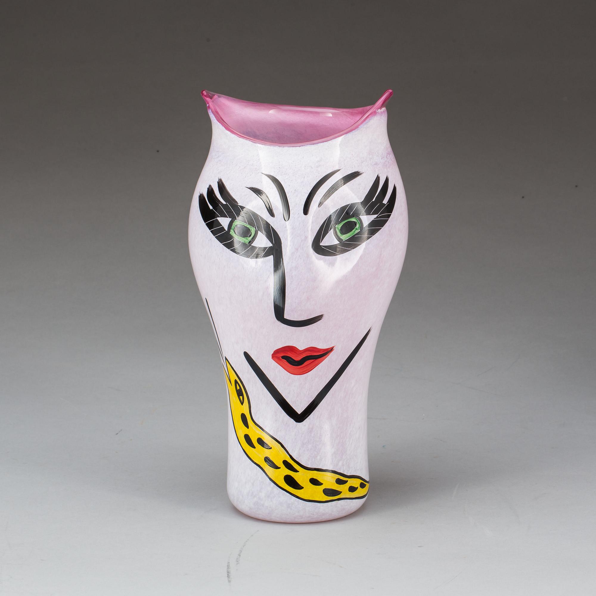 VAS, glas, Ulrica Hydman-Vallien, Kosta Boda.