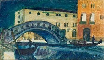 30. Helmer Osslund, Canal in Venice.