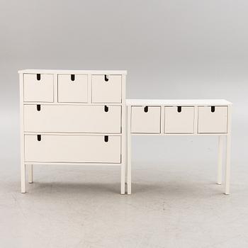 Sara Szyber, sideboard and chest of drawers, "Wing", Design House Stockholm.