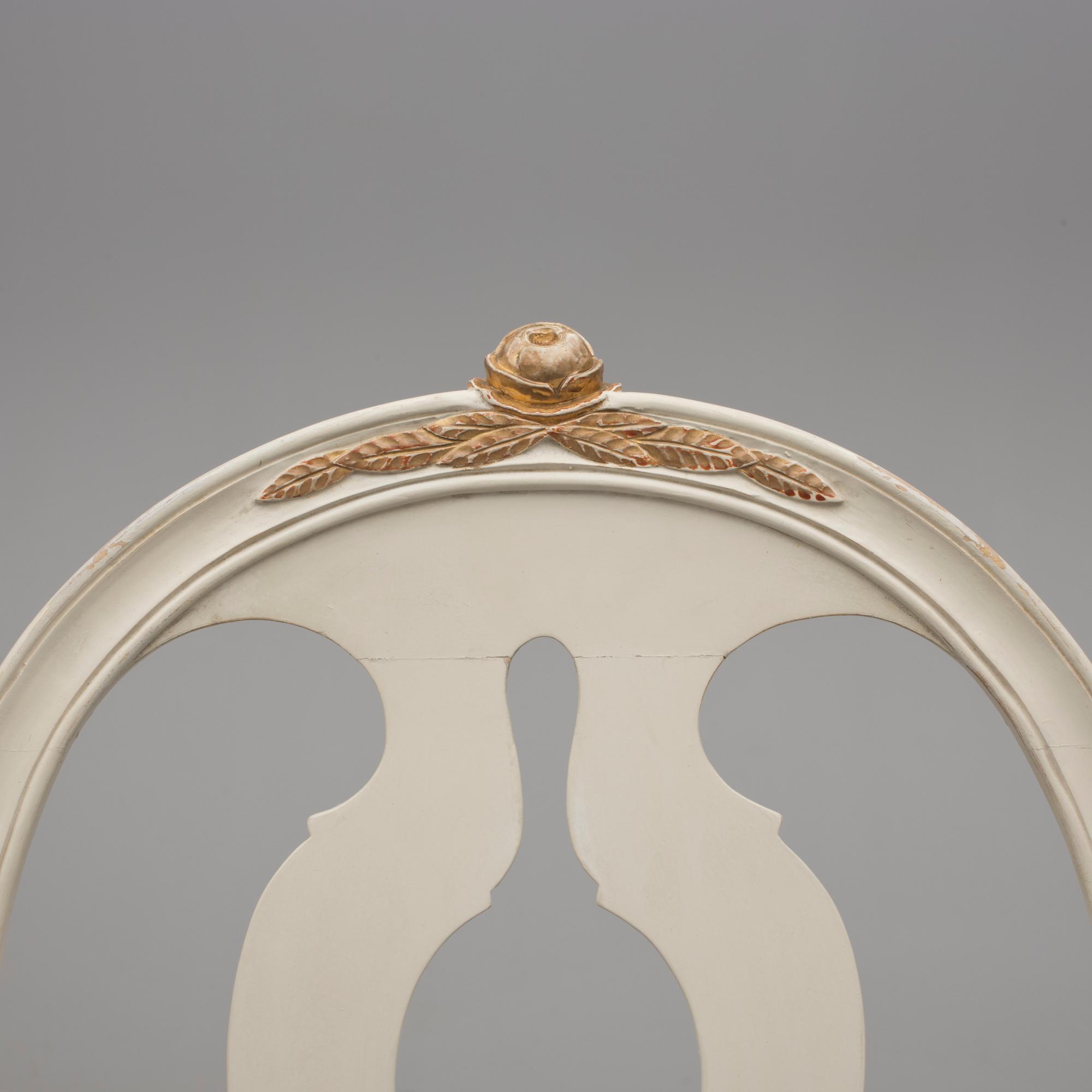 STOLAR, 5 st, gustaviansk stil, 1900-talets slut.