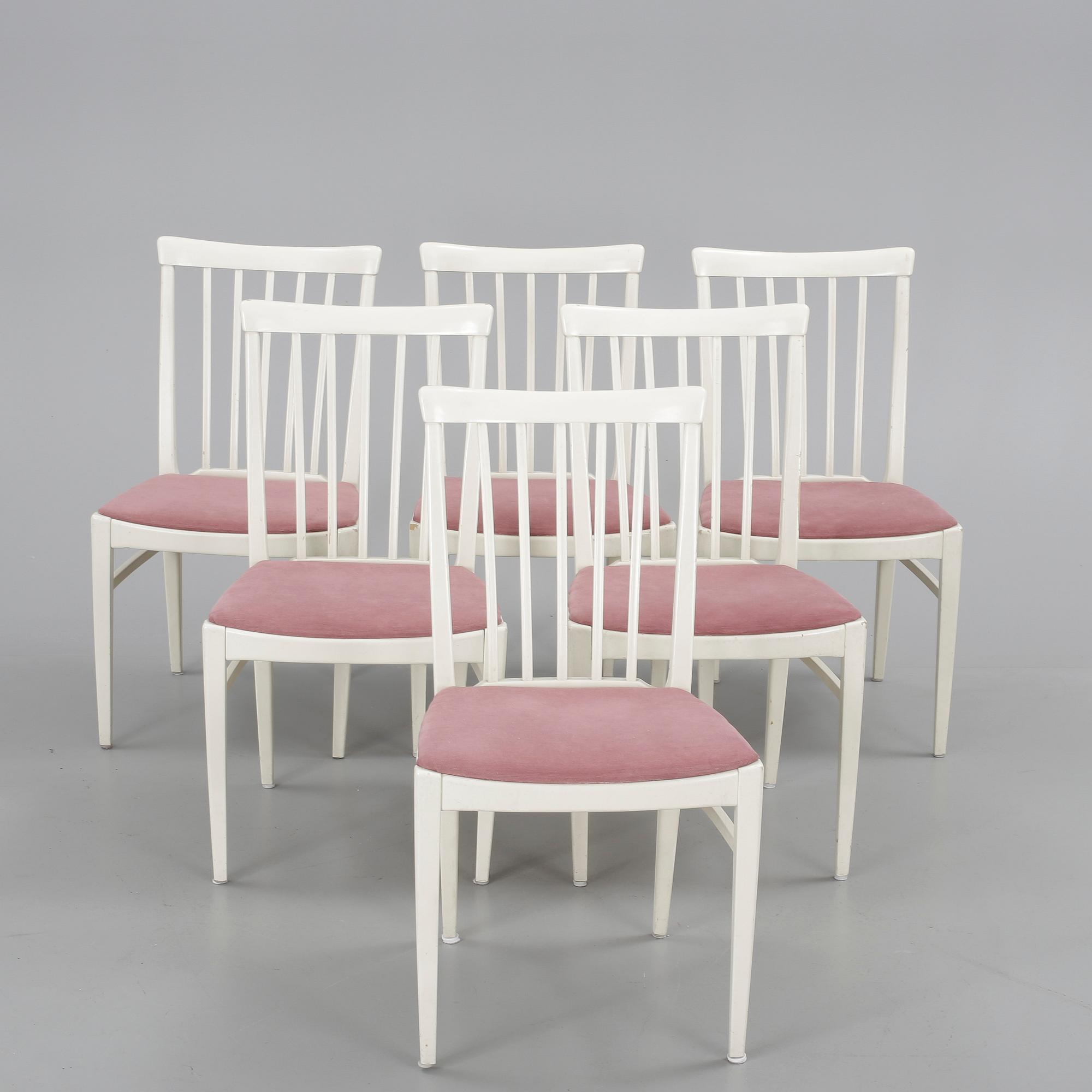 MATSALSGRUPP, 7 delar, "Herrgården", Carl Malmsten, Bodafors, 1960-tal.
