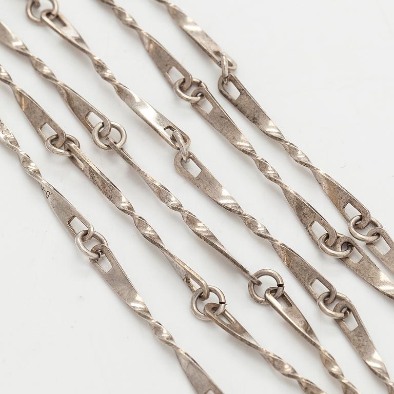 David Andersen, A sterling silver necklace.