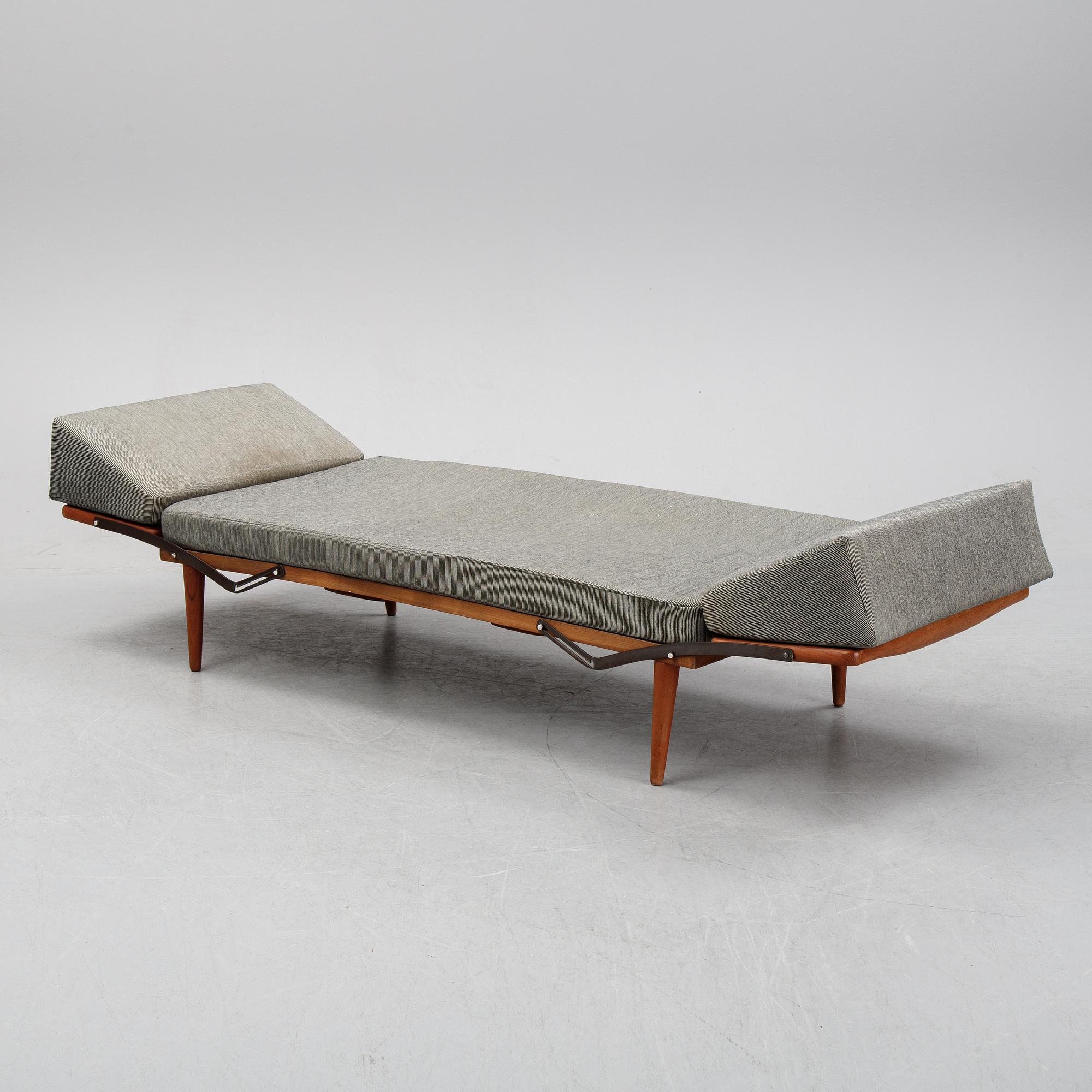 Peter Hvidt & Orla Mølgaard Nielsen, a sofa for France & Daverkosen, Denmark, mid 20th Century.
