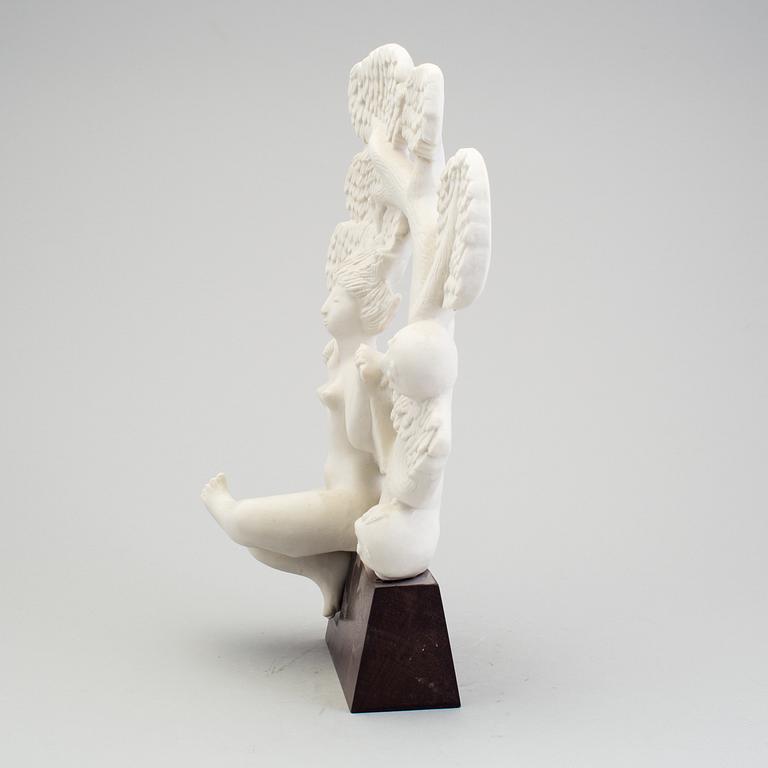 STIG LINDBERG, a parian sculpture, Gustavsberg 1970s. Numbered 19/500.