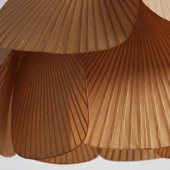 Ingo Maurer, an 'Uchiwa' ceiling light, for M Design, probably 1970s.