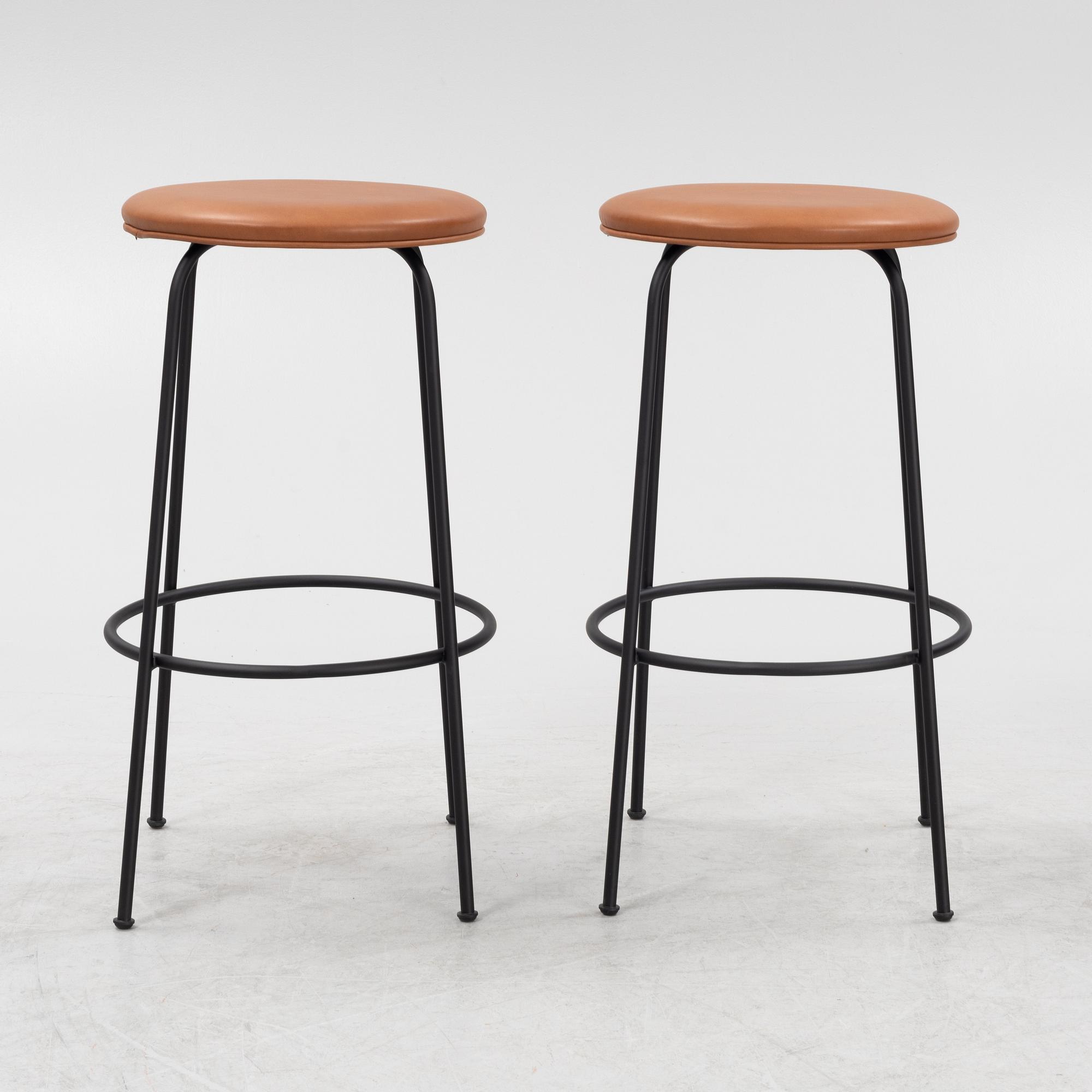 A pair of 'Afterroom Bar Stools' from Menu.