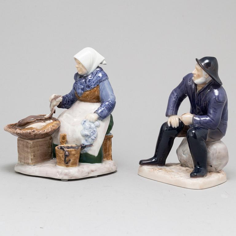 Two Bing & Gröndahl porcelain figurines, second half of the 20th century.