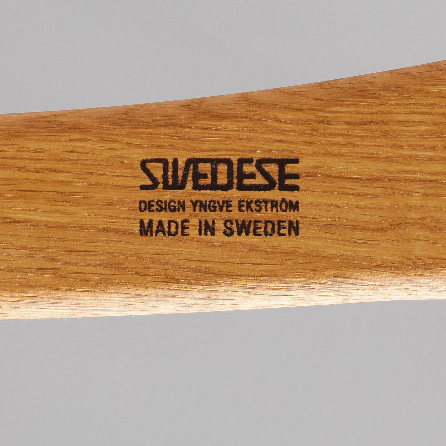 FÅTÖLJ med FOTPALL, "Lamino", Yngve Ekström, Swedese.